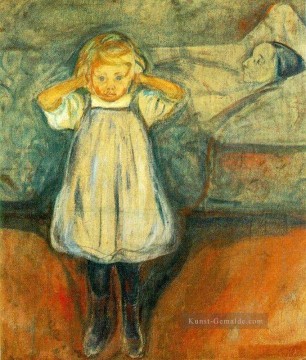 Expressionismus Werke - die tote Mutter 1900 Edvard Munch Expressionismus